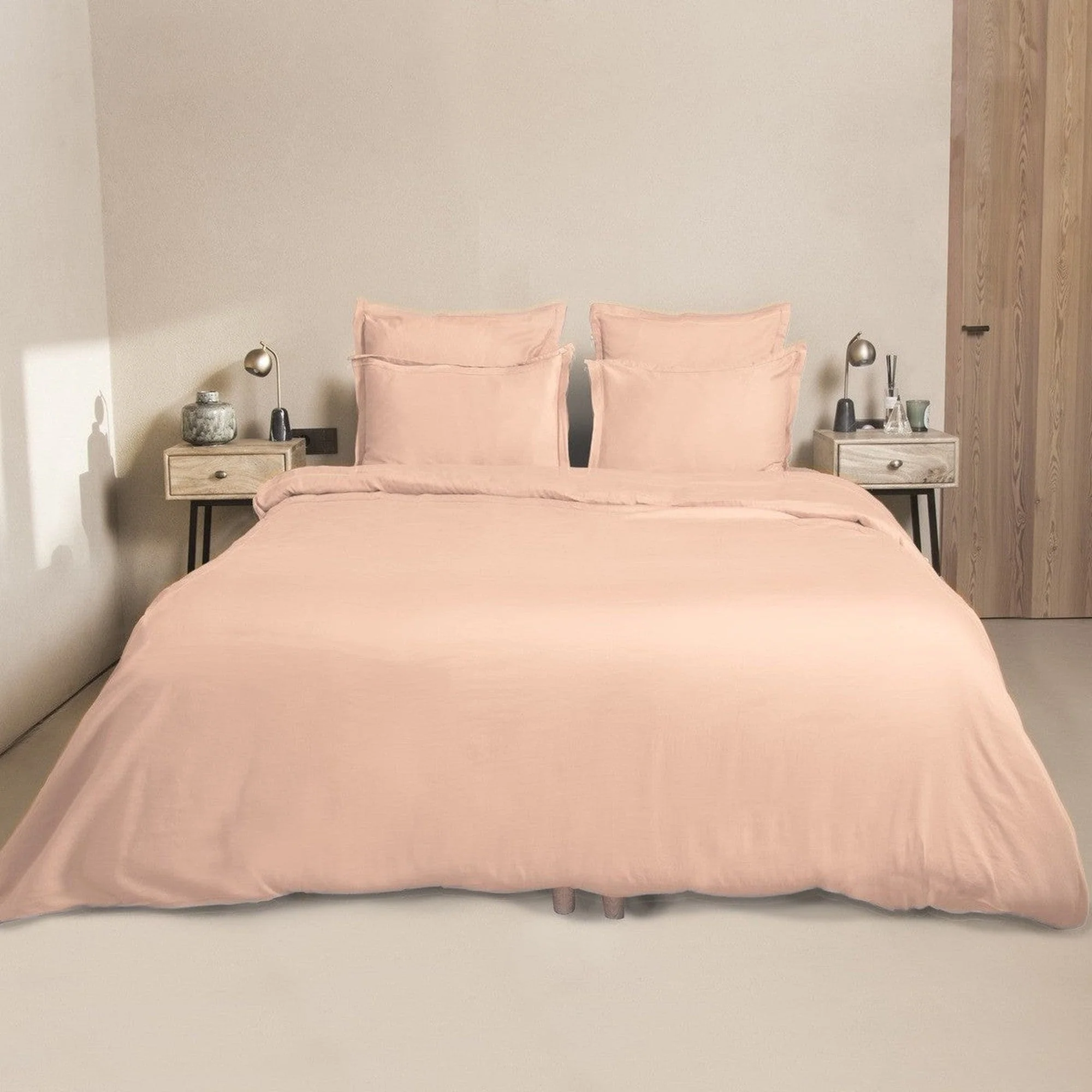 Drap Housse - Satin De Coton - Rose - Julia - Image 14
