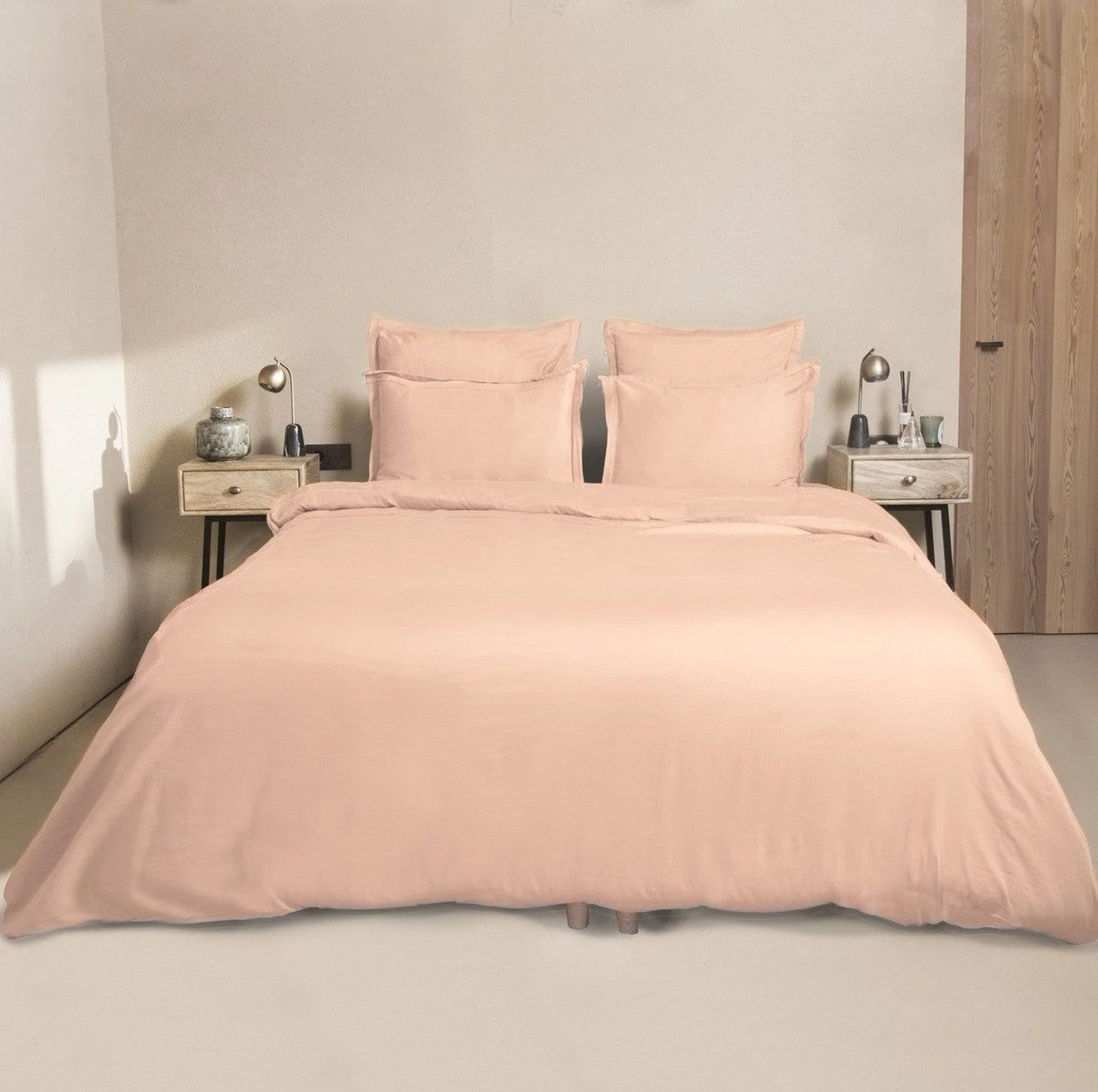 Drap Housse - Satin De Coton - Rose - Julia - Image 8
