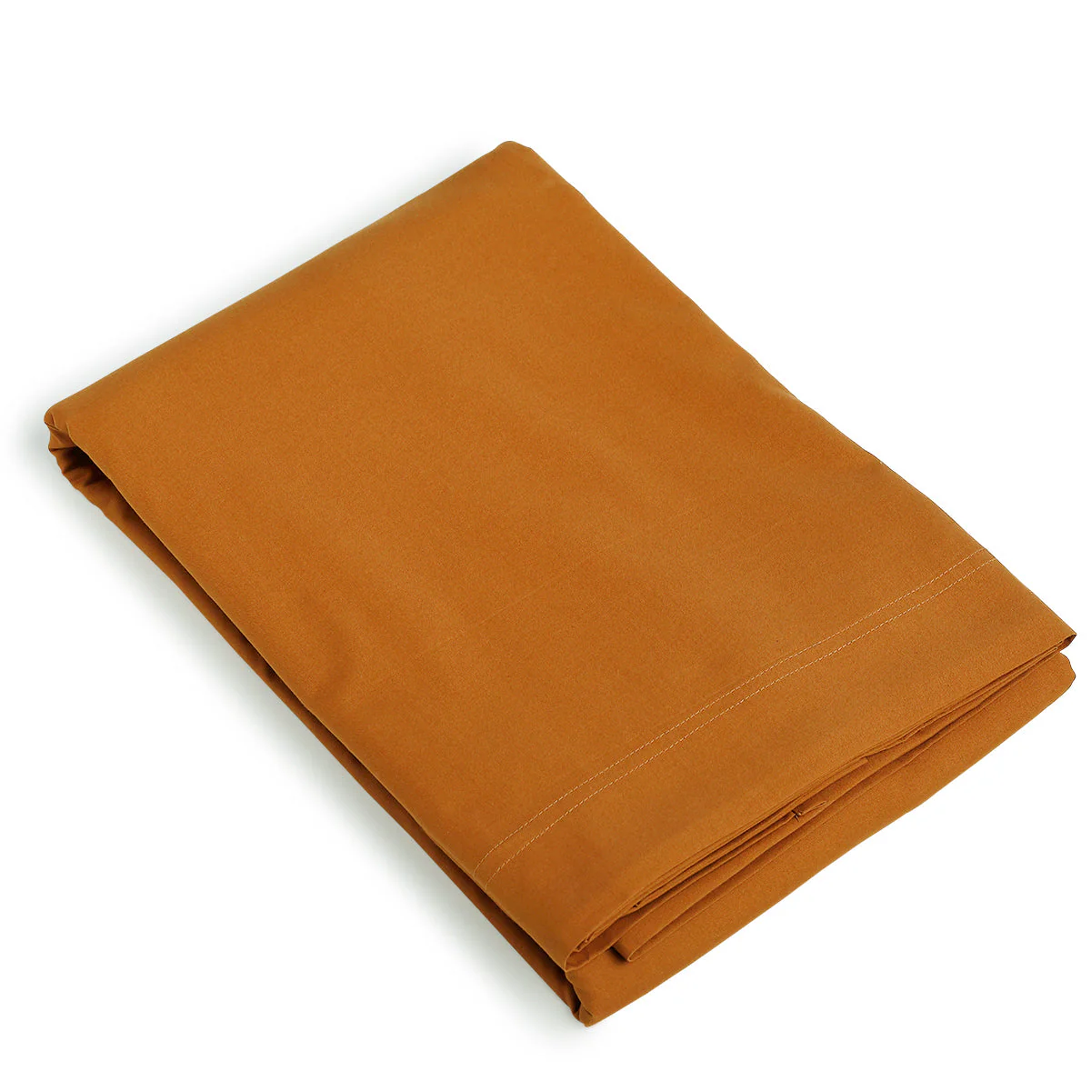 Drap Plat - Percale De Coton - Caramel - Nina - Image 2