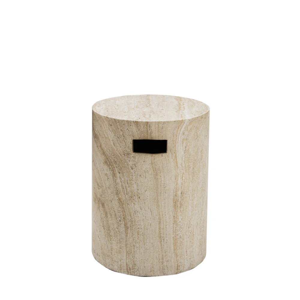 Radom - Tabouret - Effet Travertin - Beige - Image 2