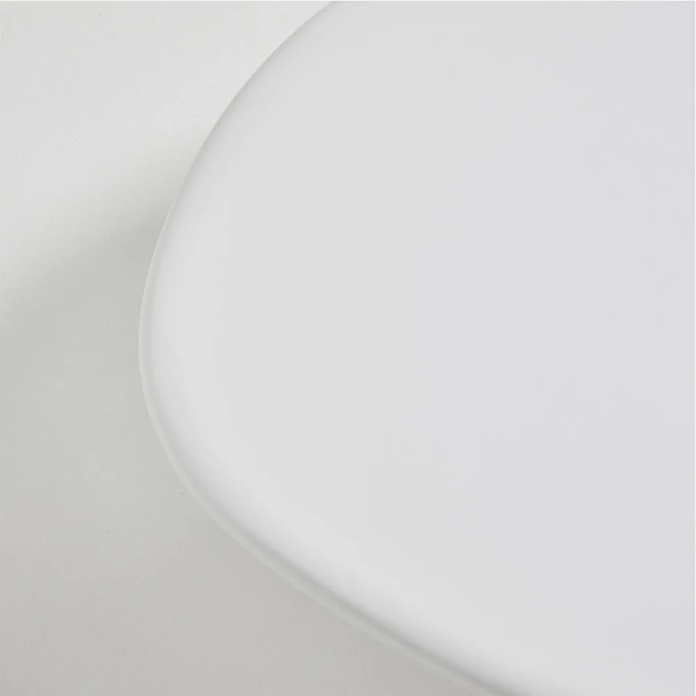 Luna - Table Basse Organique - Fibre De Ciment - Blanc - Image 8