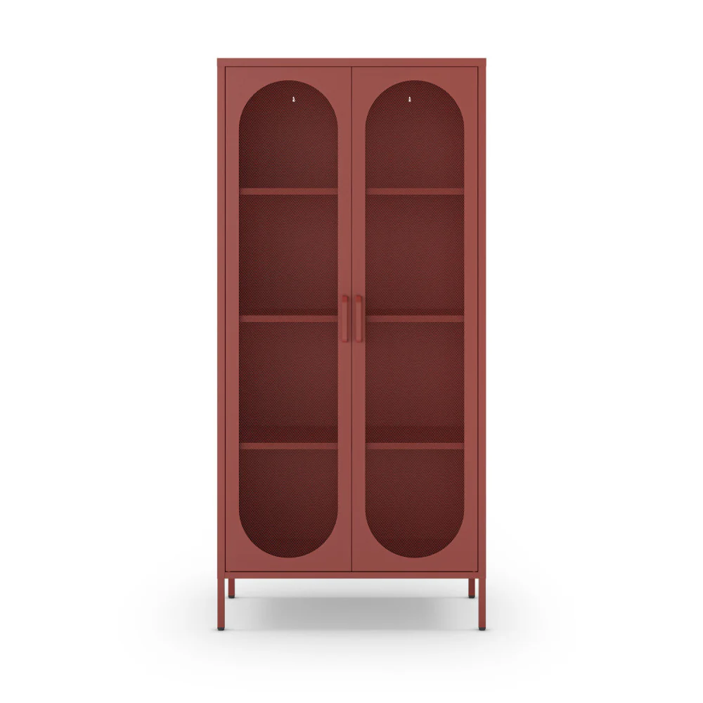 Zio - Vaisselier 2 Portes - Métal - Terracotta - Image 2