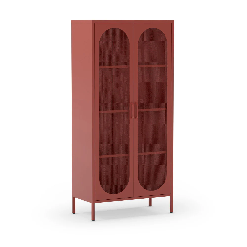 Zio - Vaisselier 2 Portes - Métal - Terracotta - Image 3