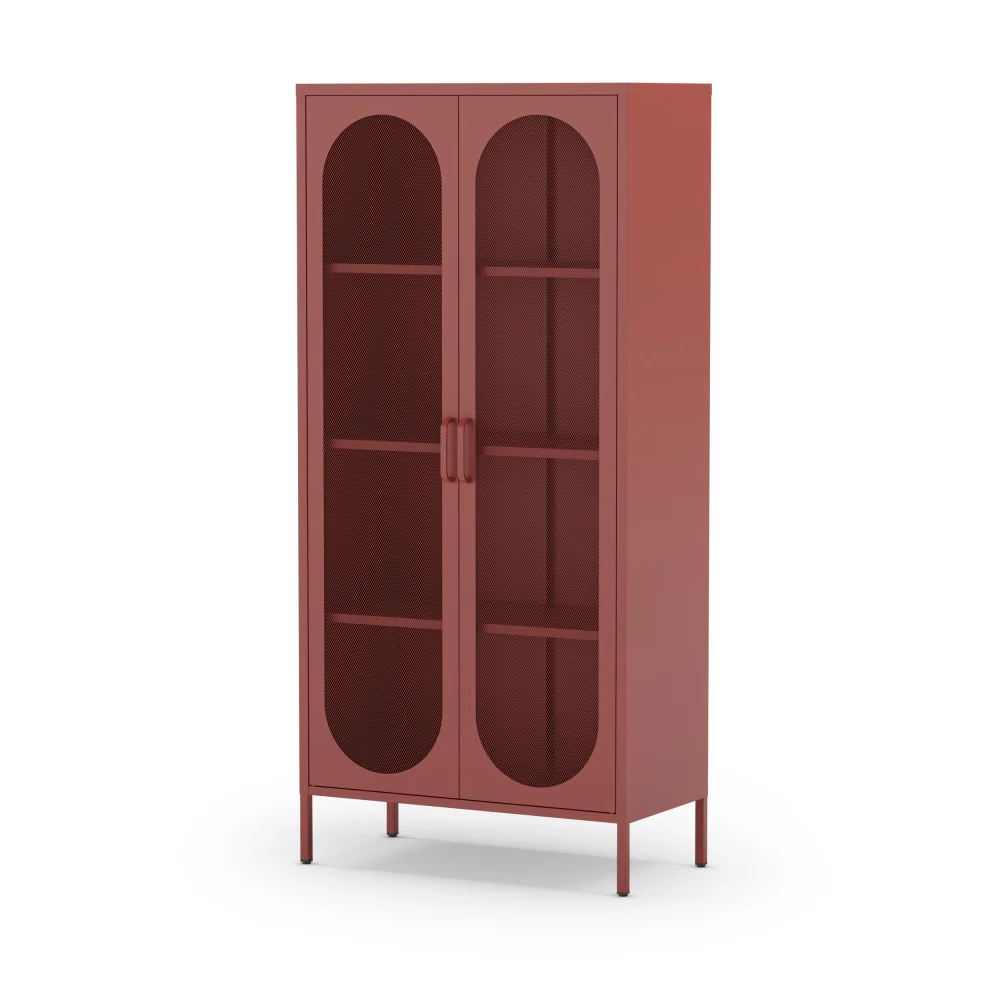 Zio - Vaisselier 2 Portes - Métal - Terracotta - Image 4