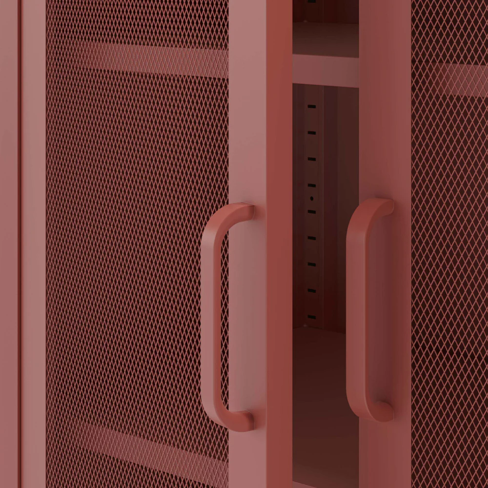 Zio - Vaisselier 2 Portes - Métal - Terracotta - Image 6