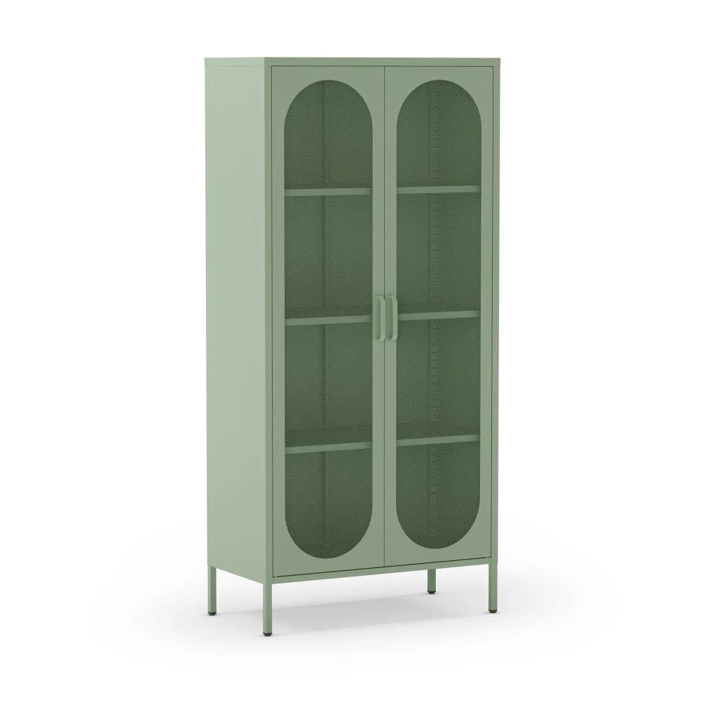 Zio - Vaisselier 2 Portes - Métal - Vert menthe - Image 3
