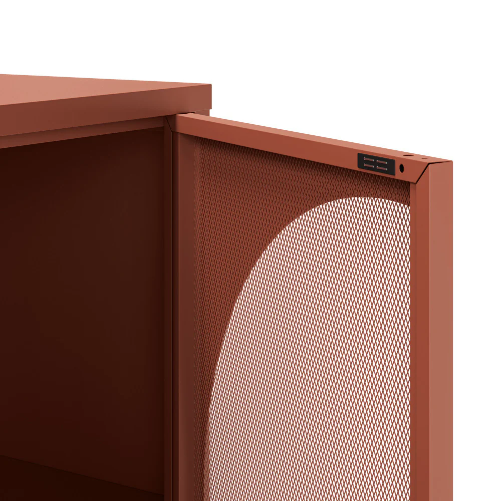 Zio - Buffet 4 Portes - Métal - Terracotta - Image 6