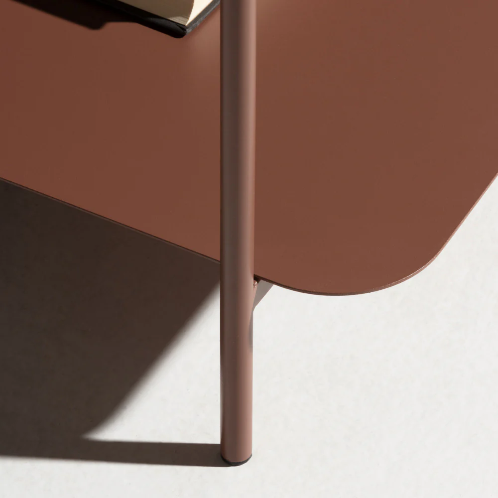 Judith - Table Basse À Double Plateau - Métal - Marron glacé - Image 6