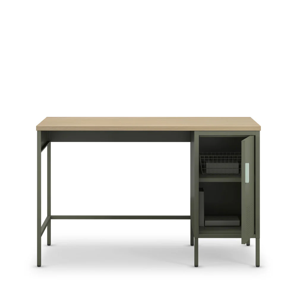 Adel - Bureau 1 Porte - Métal - Vert - Image 3