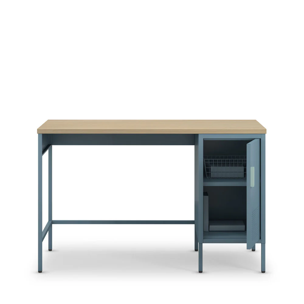 Adel - Bureau 1 Porte - Métal - Bleu glacier - Image 3