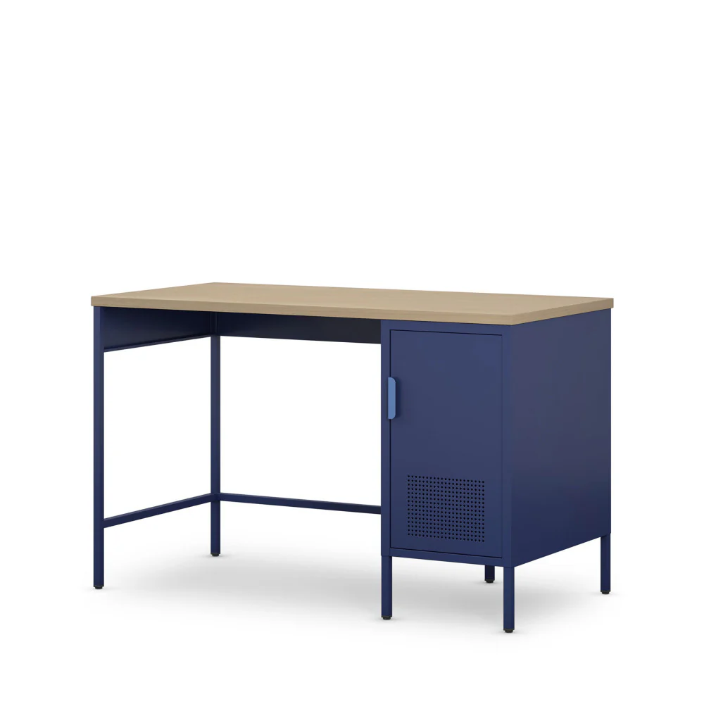 Adel - Bureau 1 Porte - Métal - Bleu - Image 4