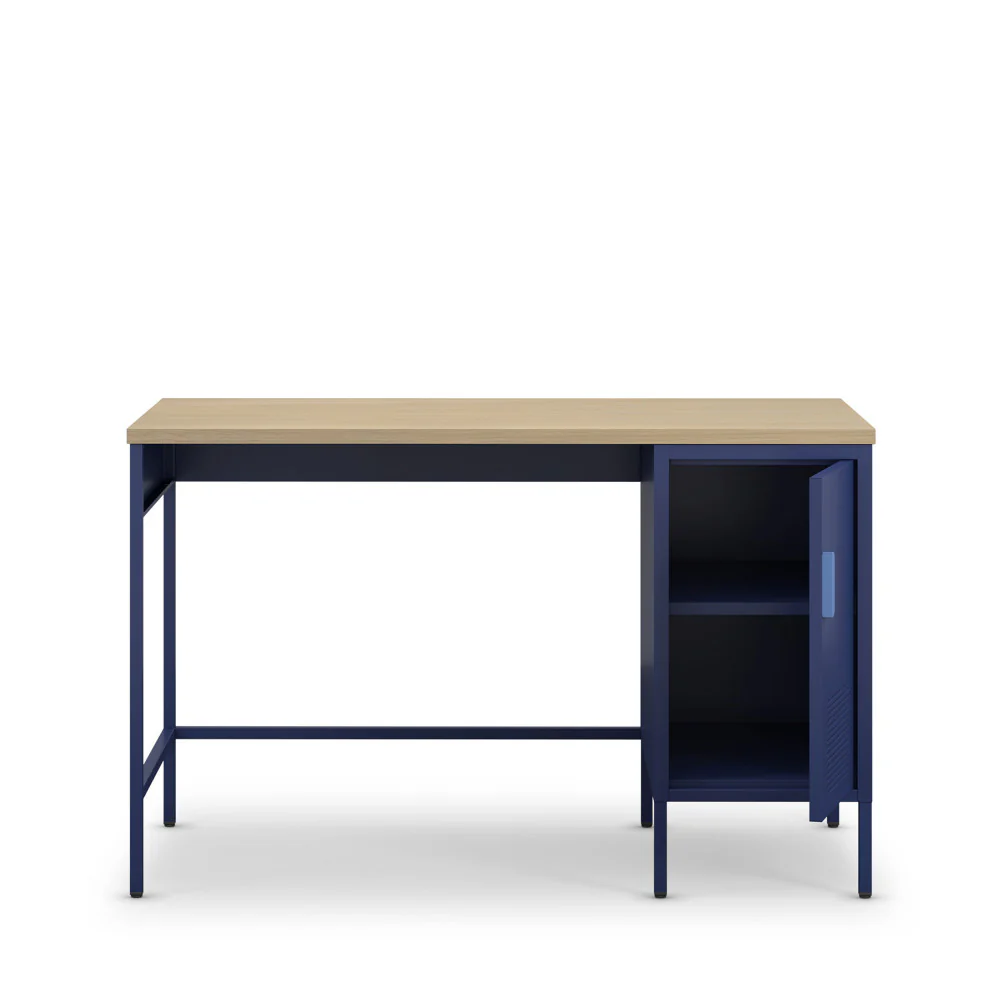 Adel - Bureau 1 Porte - Métal - Bleu - Image 5