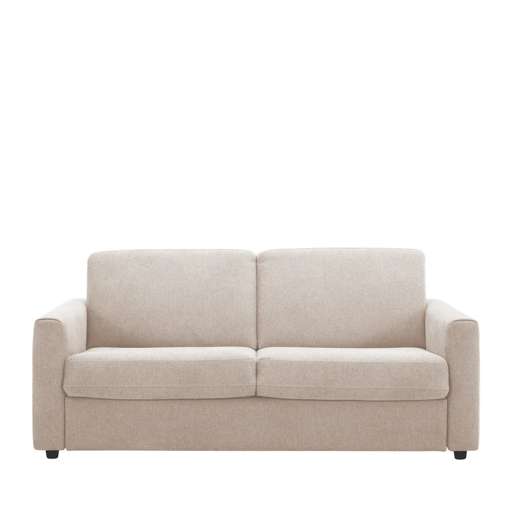 Morena - Canapé Convertible Express 3 Places - Tissu - Beige - Image 2