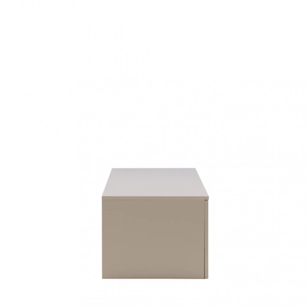 Frihamn - Meuble TV Suspendu 2 Tiroirs - Bois - Beige - Image 5