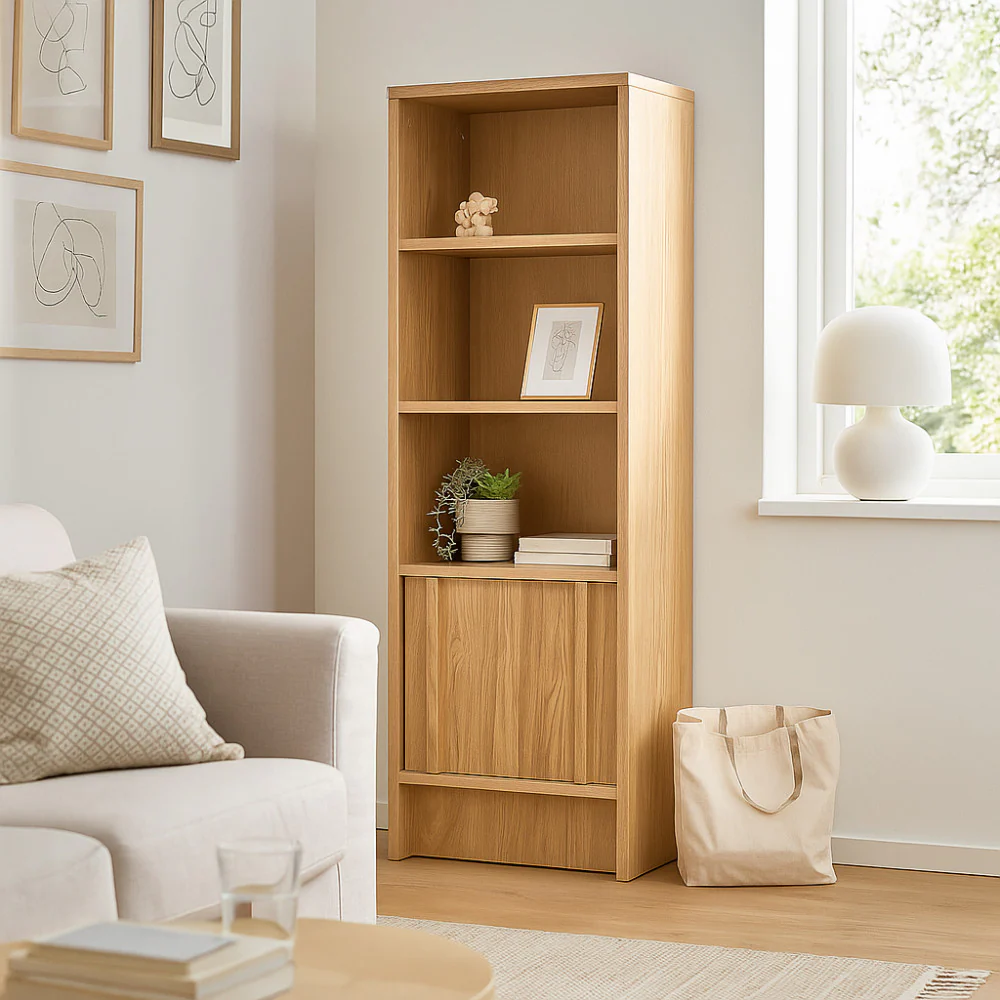 Tori - Colonne De Rangement - Bois - Bois clair - Image 5