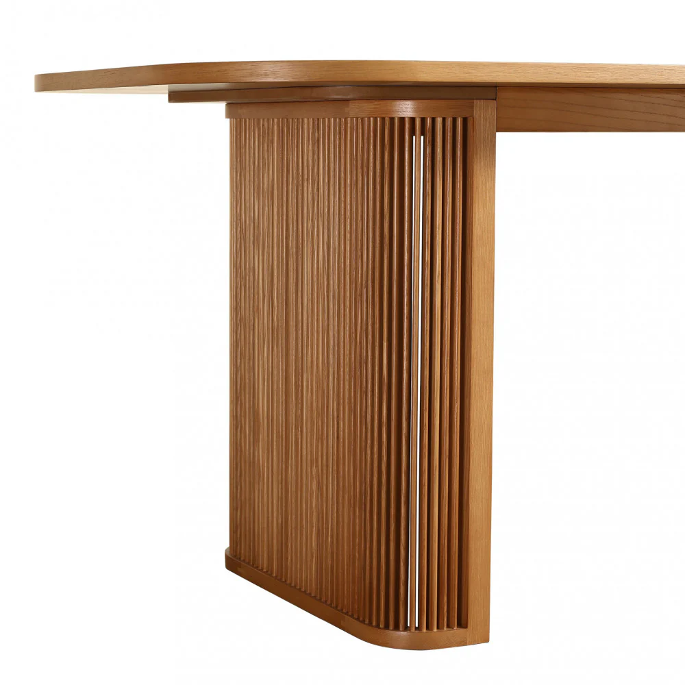 Capana - Table À Manger 8 Personnes - Bois - Bois clair - Image 5