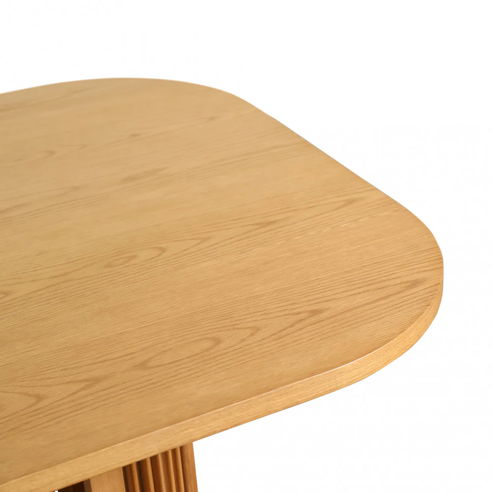 Capana - Table À Manger 8 Personnes - Bois - Bois clair - Image 6