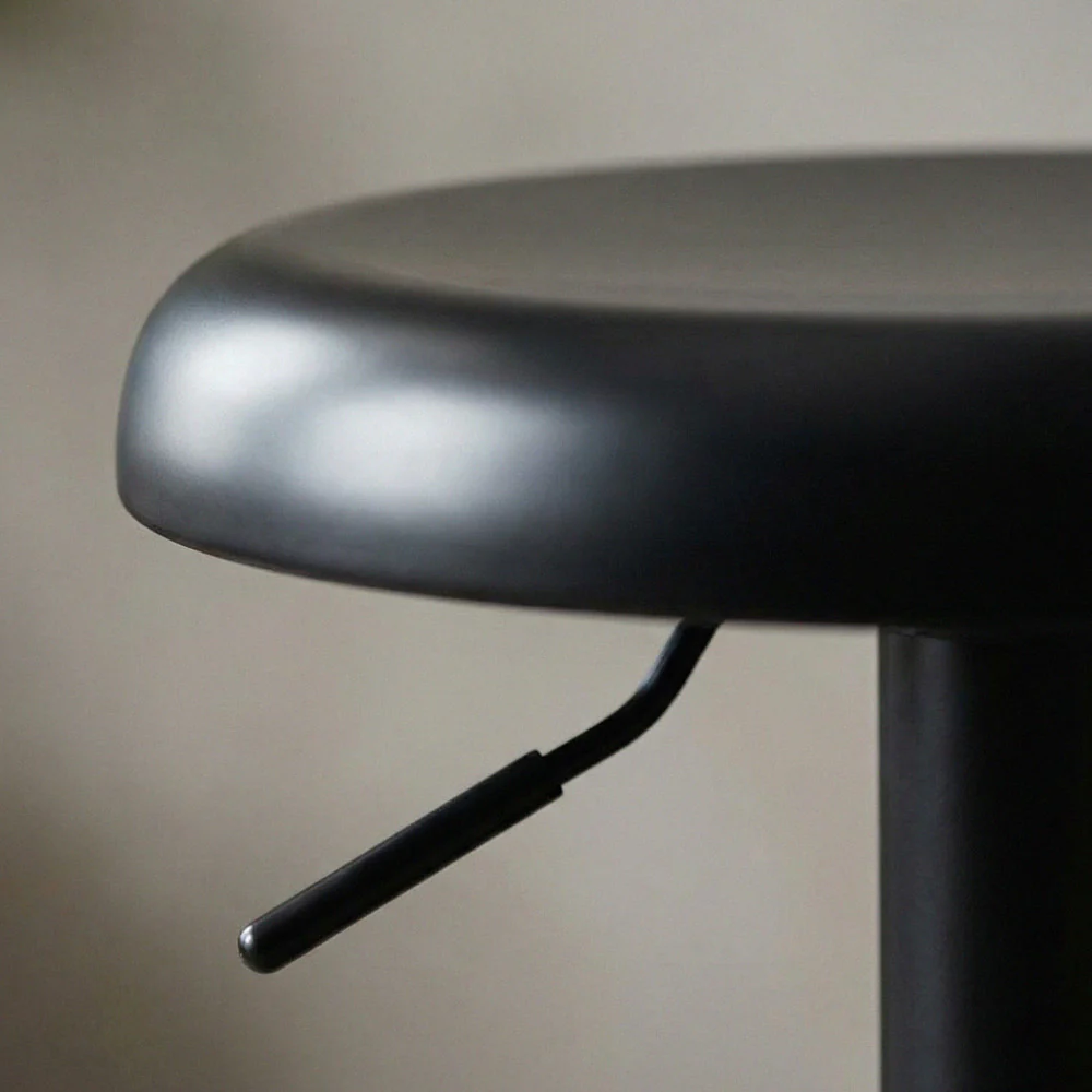 Pop - Tabouret De Bar Réglable H60 - Métal - Noir - Image 7
