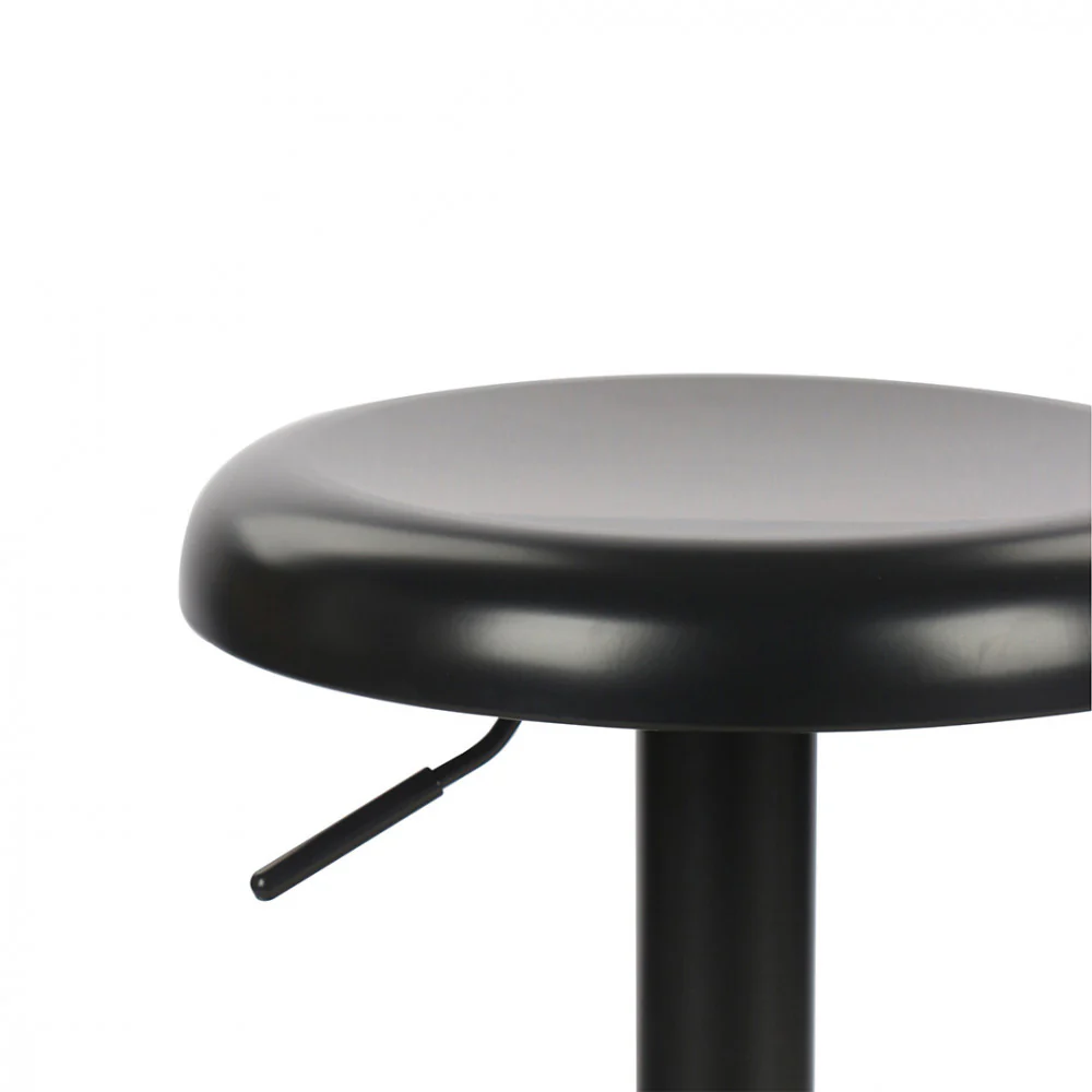 Pop - Tabouret De Bar Réglable H60 - Métal - Noir - Image 8