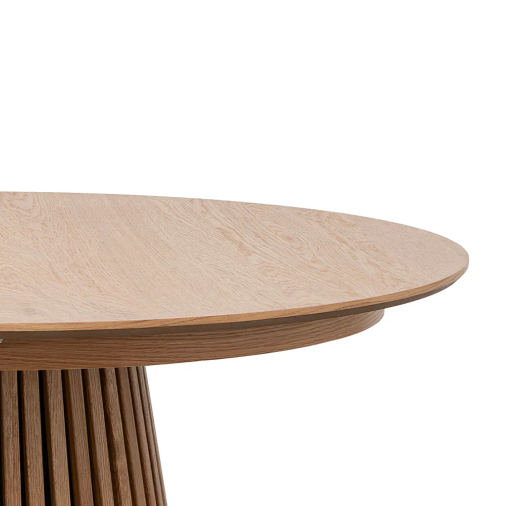 Lea - Table À Manger Extensible 4 À 8 Personnes - Bois - Bois clair - Image 9