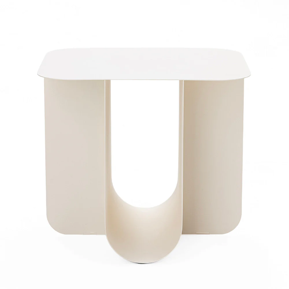 Blum - Table D'appoint - Métal - Beige - Image 2