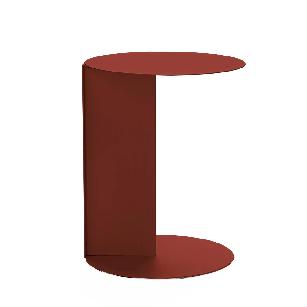 Jimy - Table D'appoint - Métal - Bordeaux - Image 2
