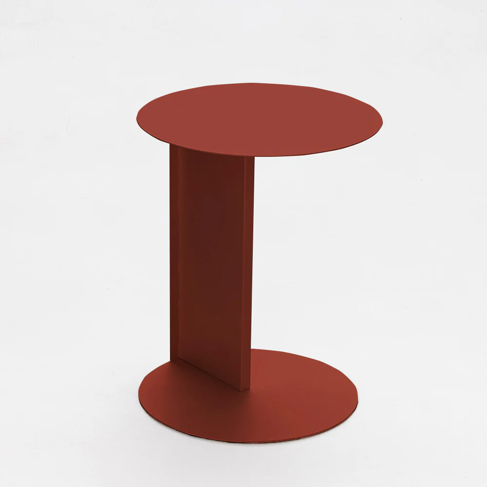 Jimy - Table D'appoint - Métal - Bordeaux - Image 3