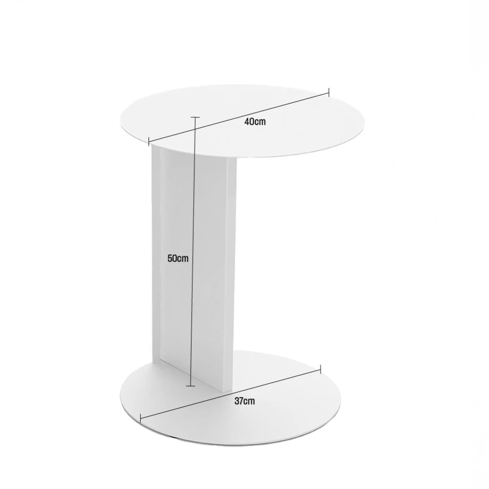 Jimy - Table D'appoint - Métal - Bordeaux - Image 7