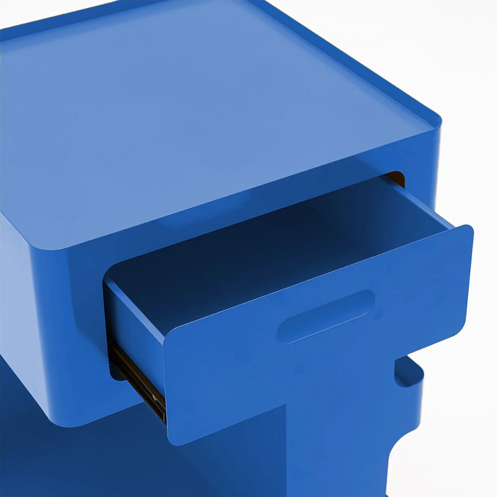 Trolet - Caisson À Roulettes 1 Tiroir - Métal - Bleu - Image 6