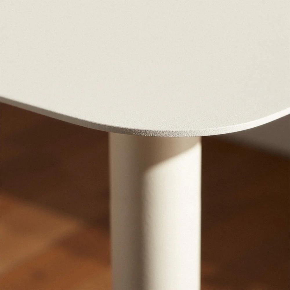 Sidy - Table D'appoint - Métal - Beige - Image 5