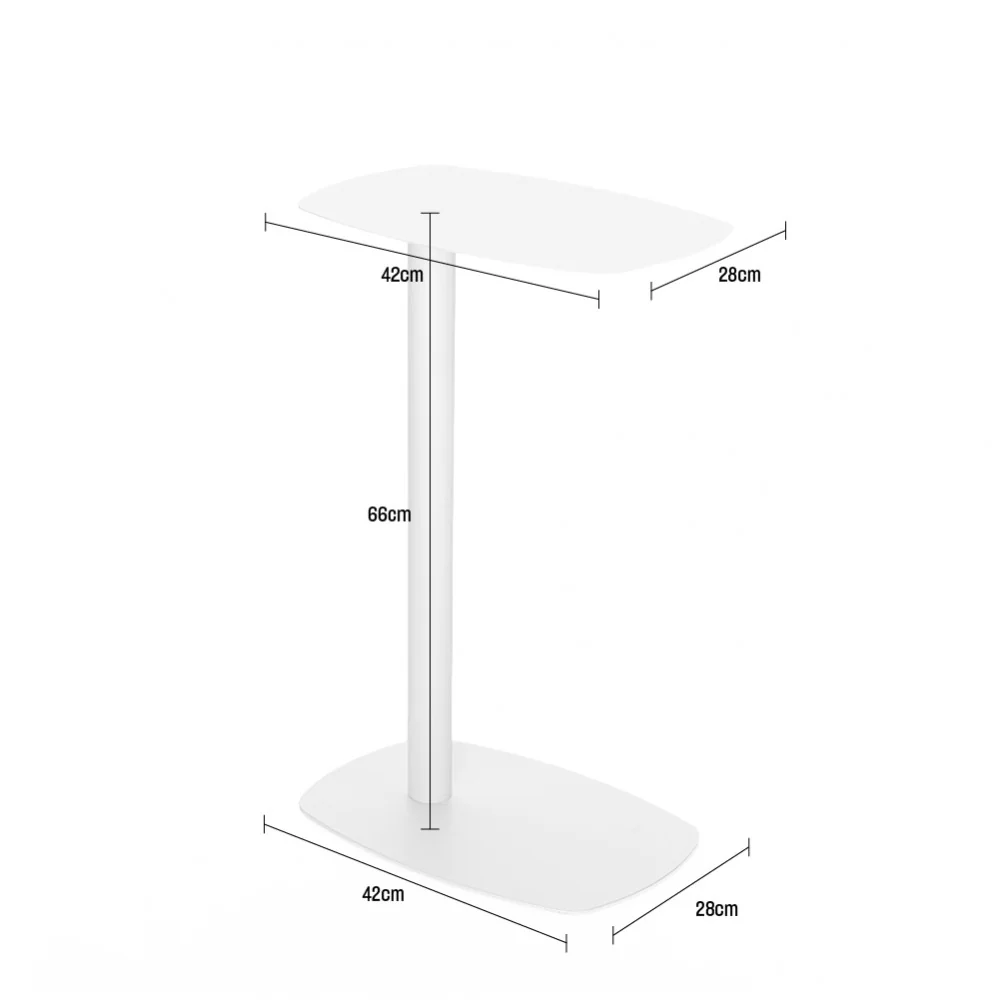 Sidy - Table D'appoint - Métal - Beige - Image 7