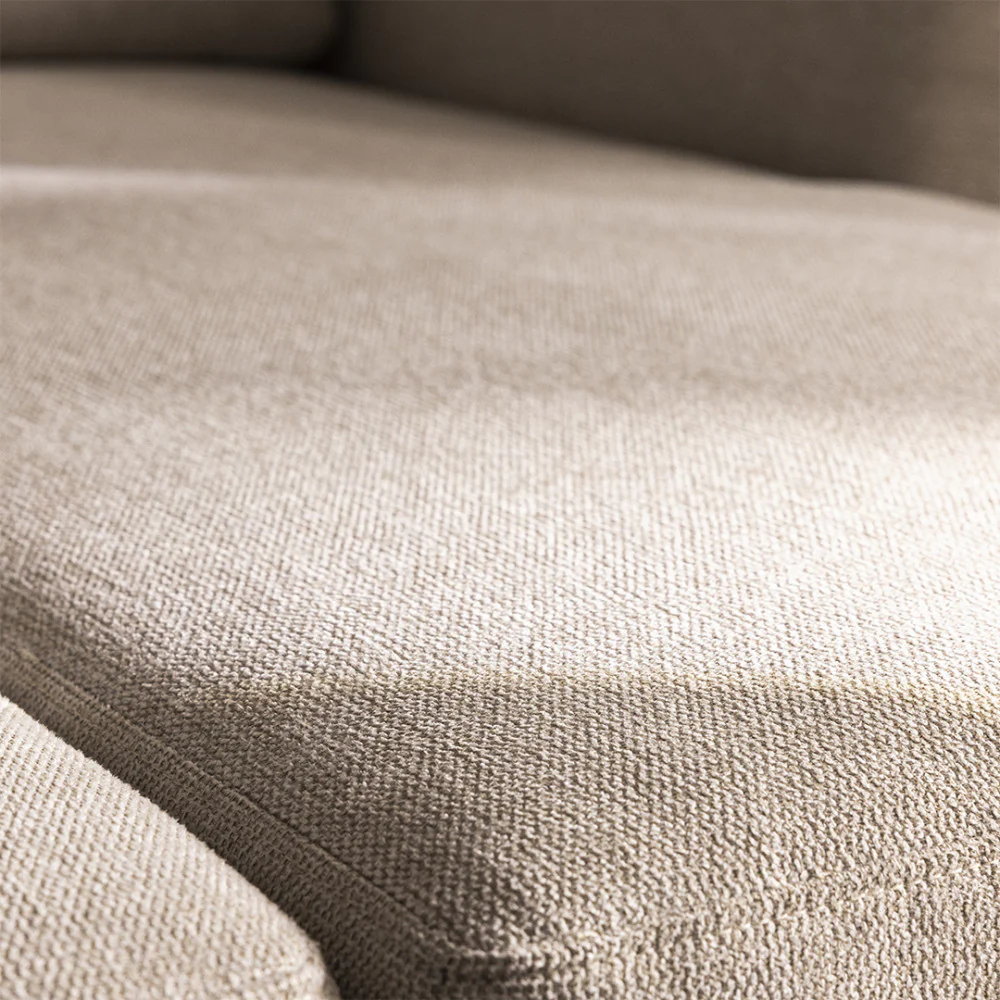 Matera - Canapé D'angle Réversible Convertible 3 Places Avec Coffre - Tissu - Beige chiné - Image 10