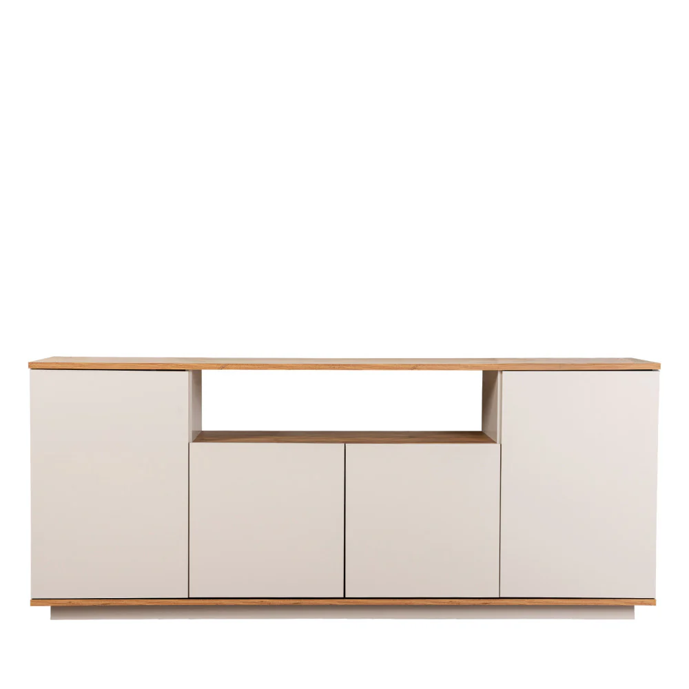 Fritz - Buffet 4 Portes - Bois - Beige - Image 2