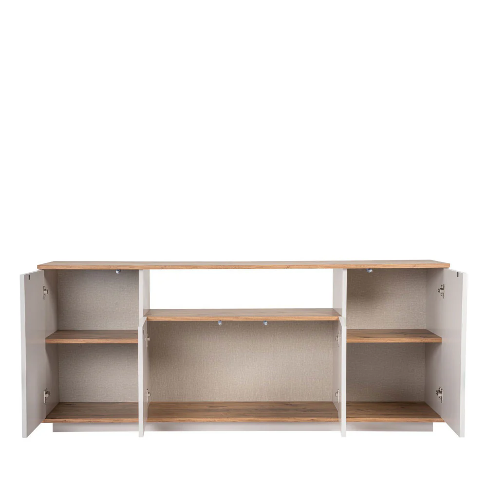 Fritz - Buffet 4 Portes - Bois - Beige - Image 4