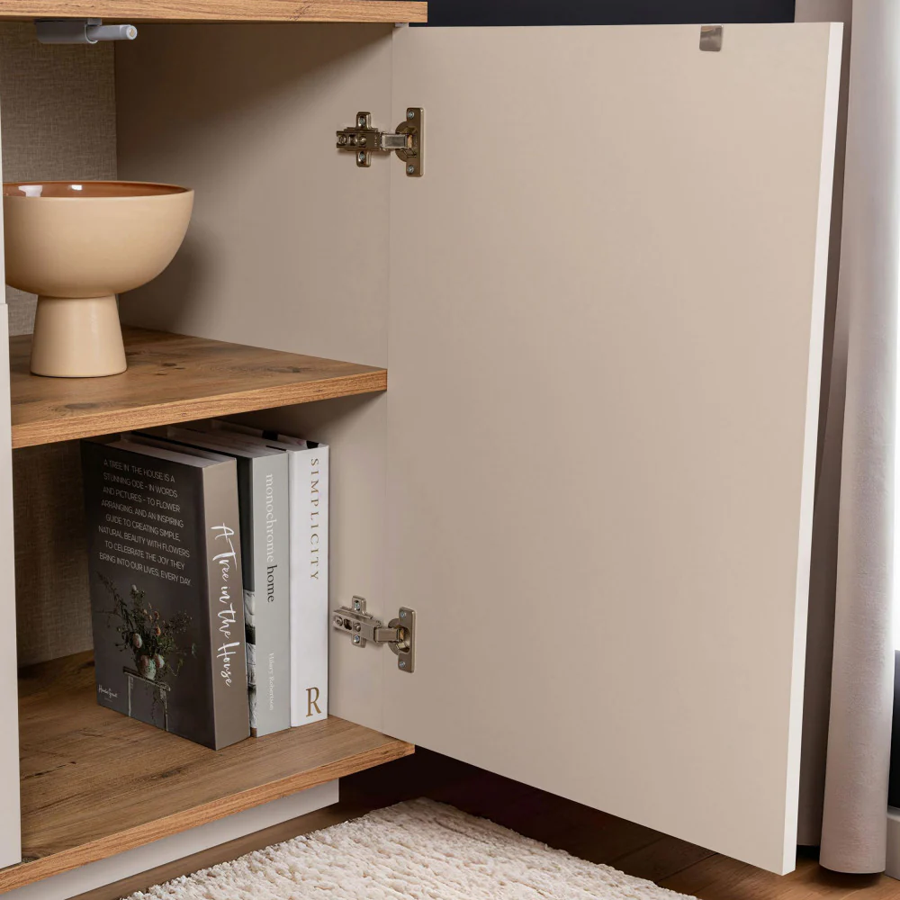 Fritz - Buffet 4 Portes - Bois - Beige - Image 8
