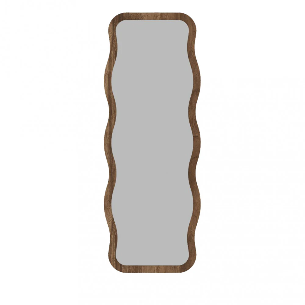 Luna - Miroir Sur Pieds - Bois - Bois foncé - Image 2