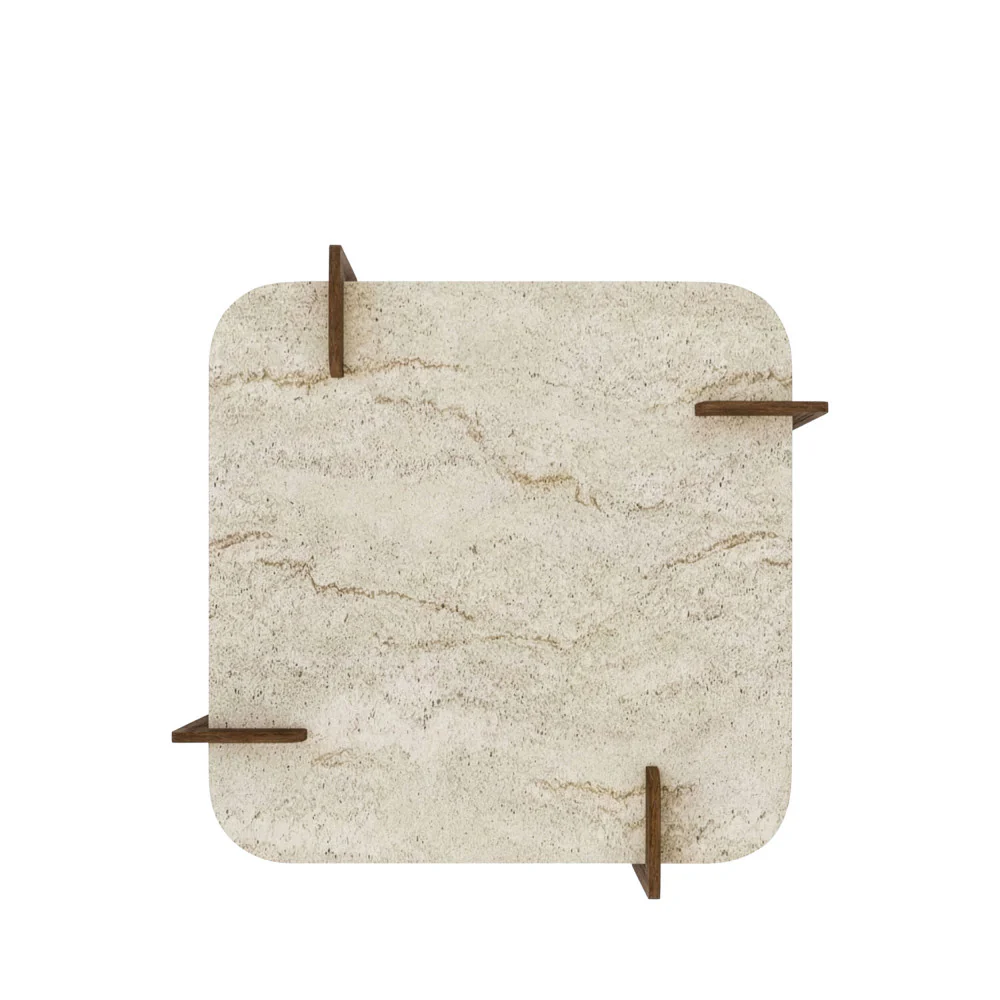 Soleni - Table Basse Et - Bois - Beige - Image 5