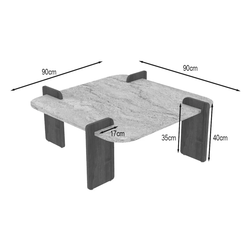 Soleni - Table Basse Et - Bois - Beige - Image 8