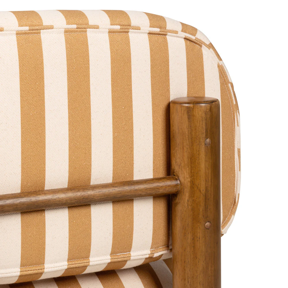 Nubo - Fauteuil - Tissu & Bois - Jaune - Image 4