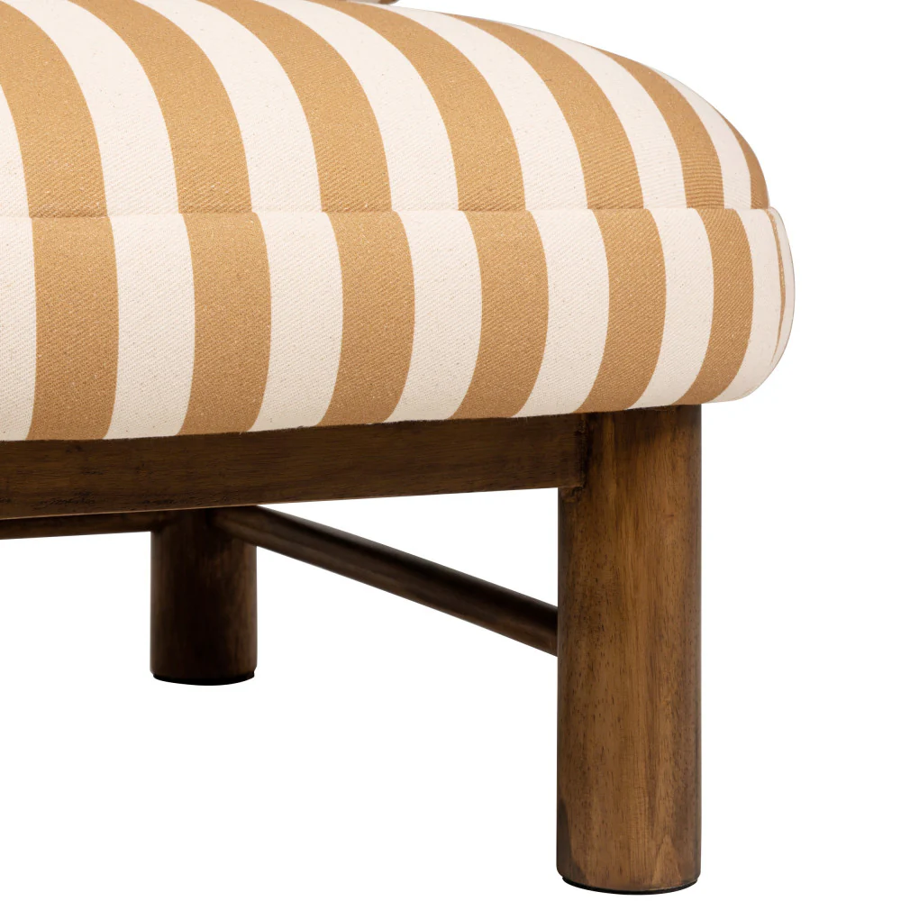 Nubo - Fauteuil - Tissu & Bois - Jaune - Image 5