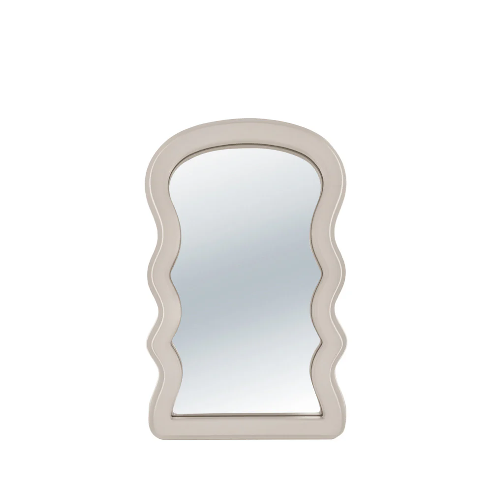 Dhermi - Miroir Organique - Beige - Image 2