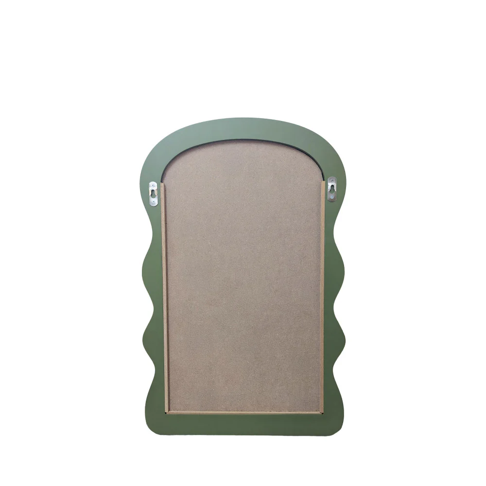 Dhermi - Miroir Organique - Vert olive - Image 3