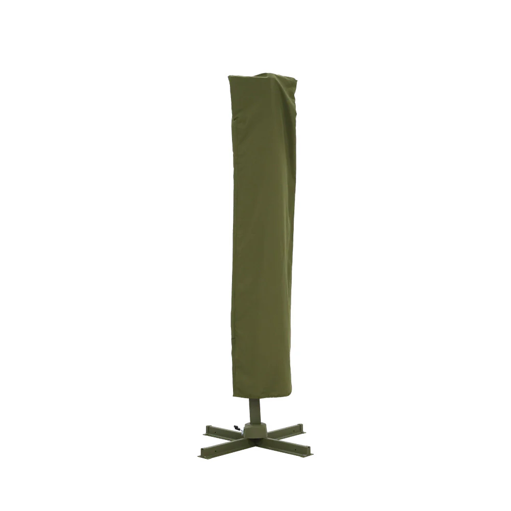 Veya - Parasol Carré Déporté - Aluminium - Vert olive - Image 7