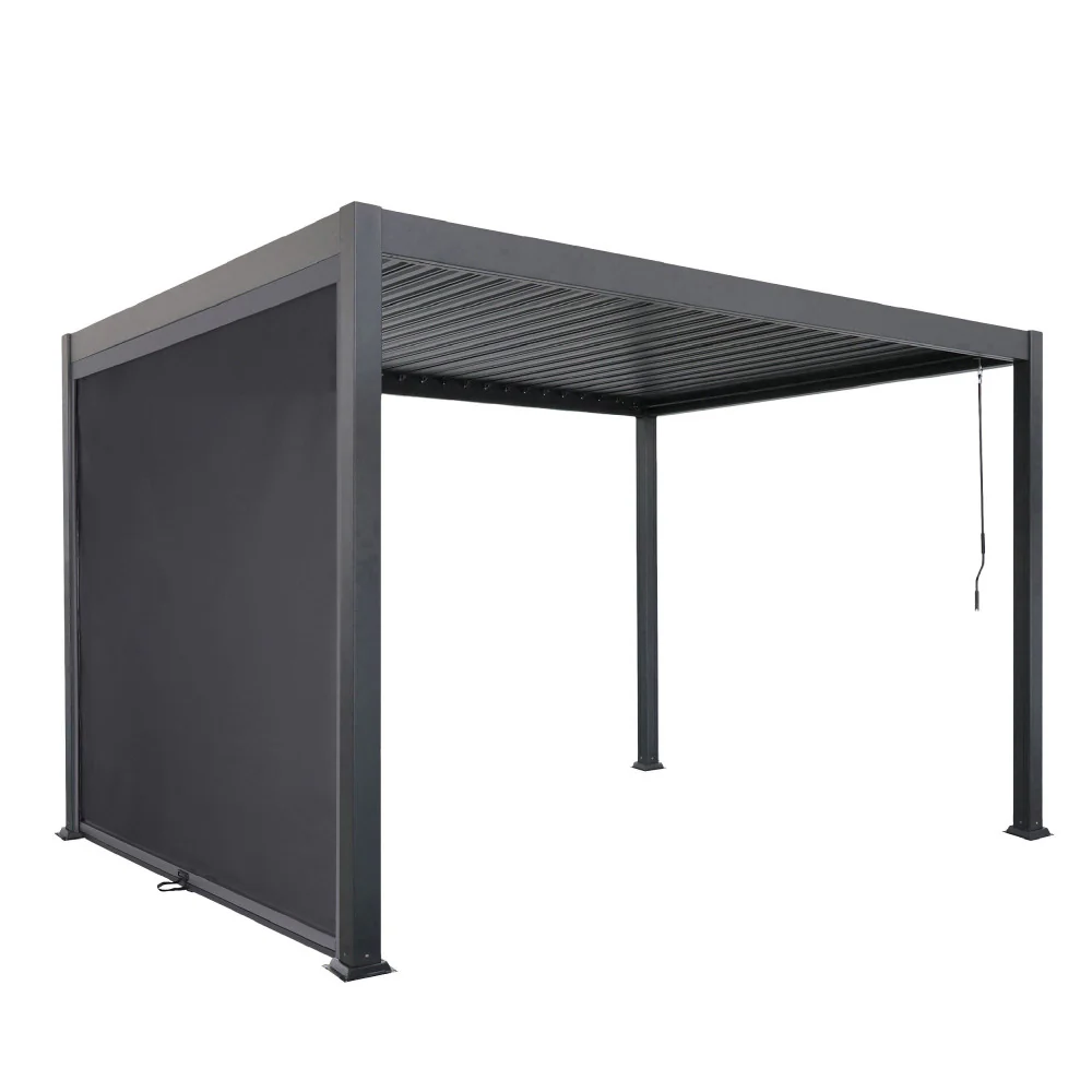 Tero - Store Pour Pergola Bioclimatique - Gris foncé - Image 2