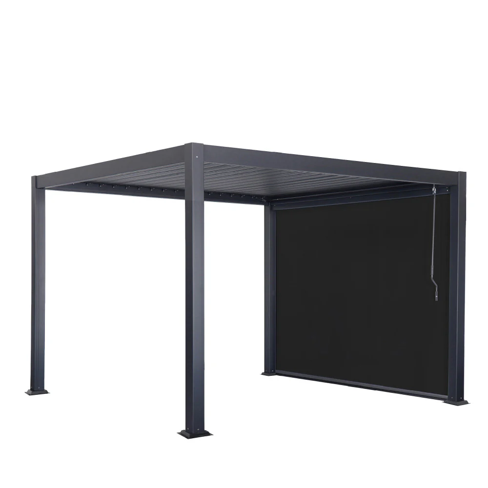 Tero - Store Pour Pergola Bioclimatique - Gris foncé - Image 4