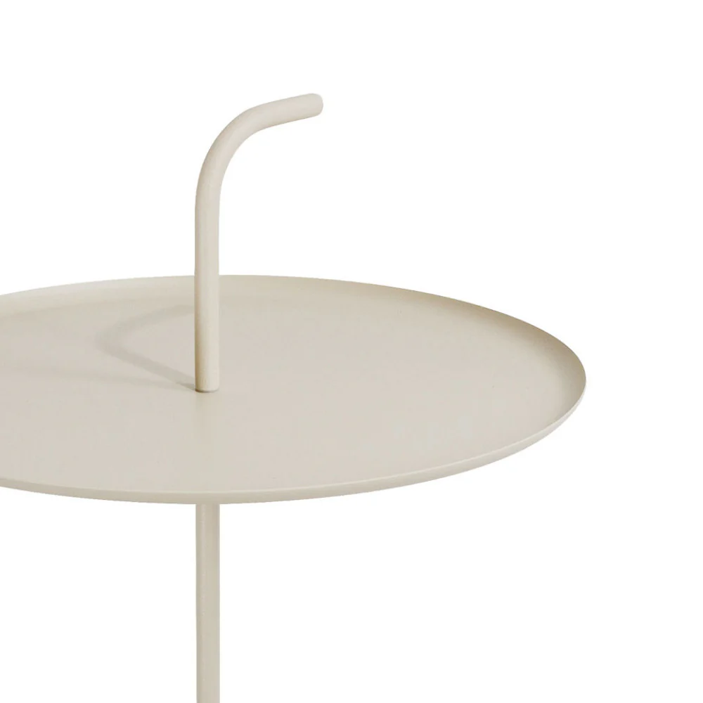 Sivo - Table D'appoint De Jardin - Métal - Beige - Image 3