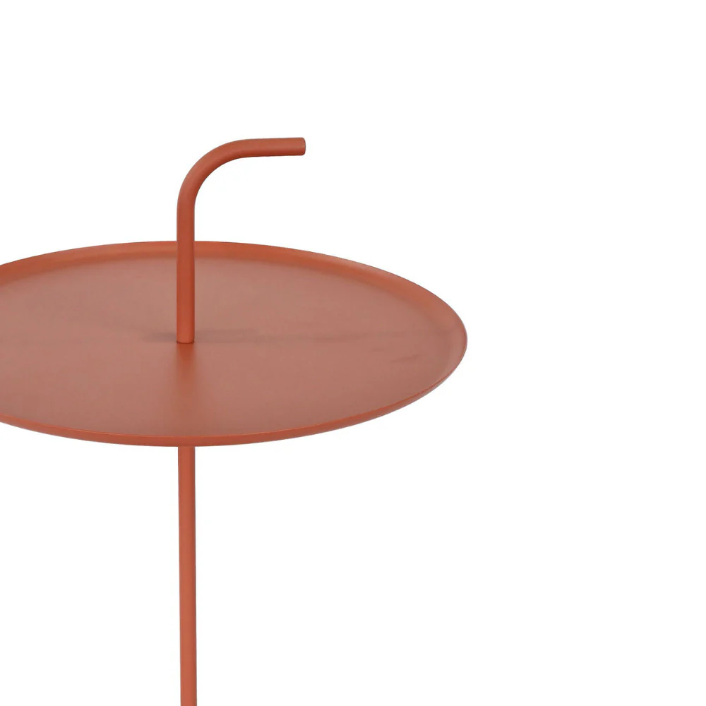 Sivo - Table D'appoint De Jardin - Métal - Terracotta - Image 3