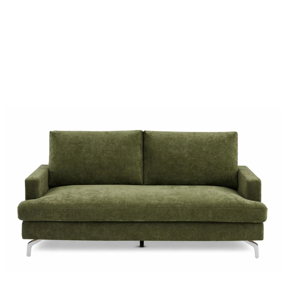 Sophie - Canapé 3 Places - Tissu - Vert olive - Image 2