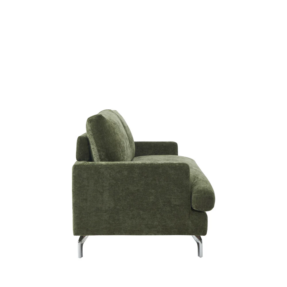 Sophie - Canapé 3 Places - Tissu - Vert olive - Image 4