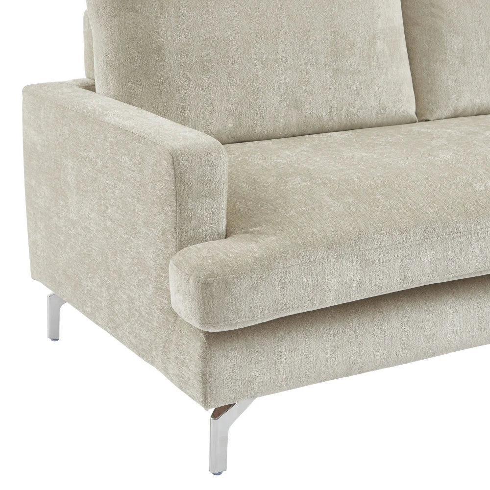 Sophie - Canapé 3 Places - Tissu - Beige - Image 8